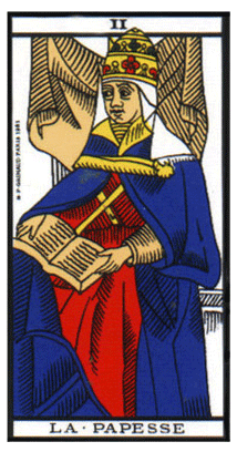 Carta del tarot: La Sacerdotisa
